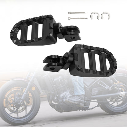 Front Footrests Foot Peg fit for Rebel 1100 CM1100 CMX 1100 DCT/MT 2021-23 BLK