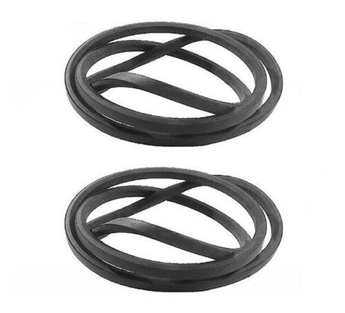 Solid Spare (2) V Belt for Dixie Chopper 2006B88 Eng to Deck Belt (5/8"x91")
