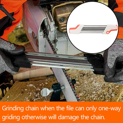 ??2 IN 1 Easy Chainsaw File Chain Sharpener Kits 7/32 5.5mm For Stihl 3/8"P 404"
