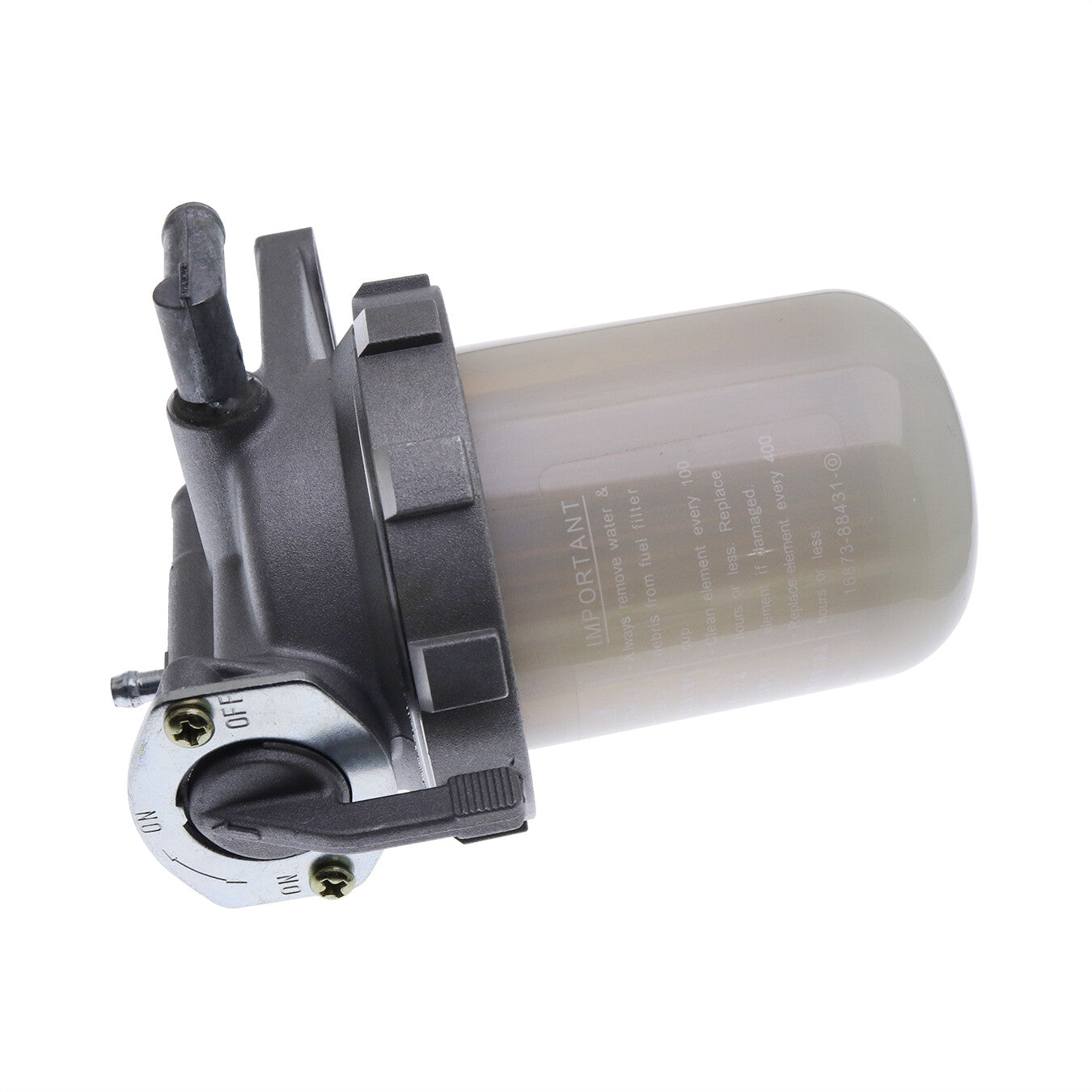 Solid Spare Fuel Filter Assembly 15521-43015 For Kubota M4700 M4800 M4900 M5400 M5700 MX5000