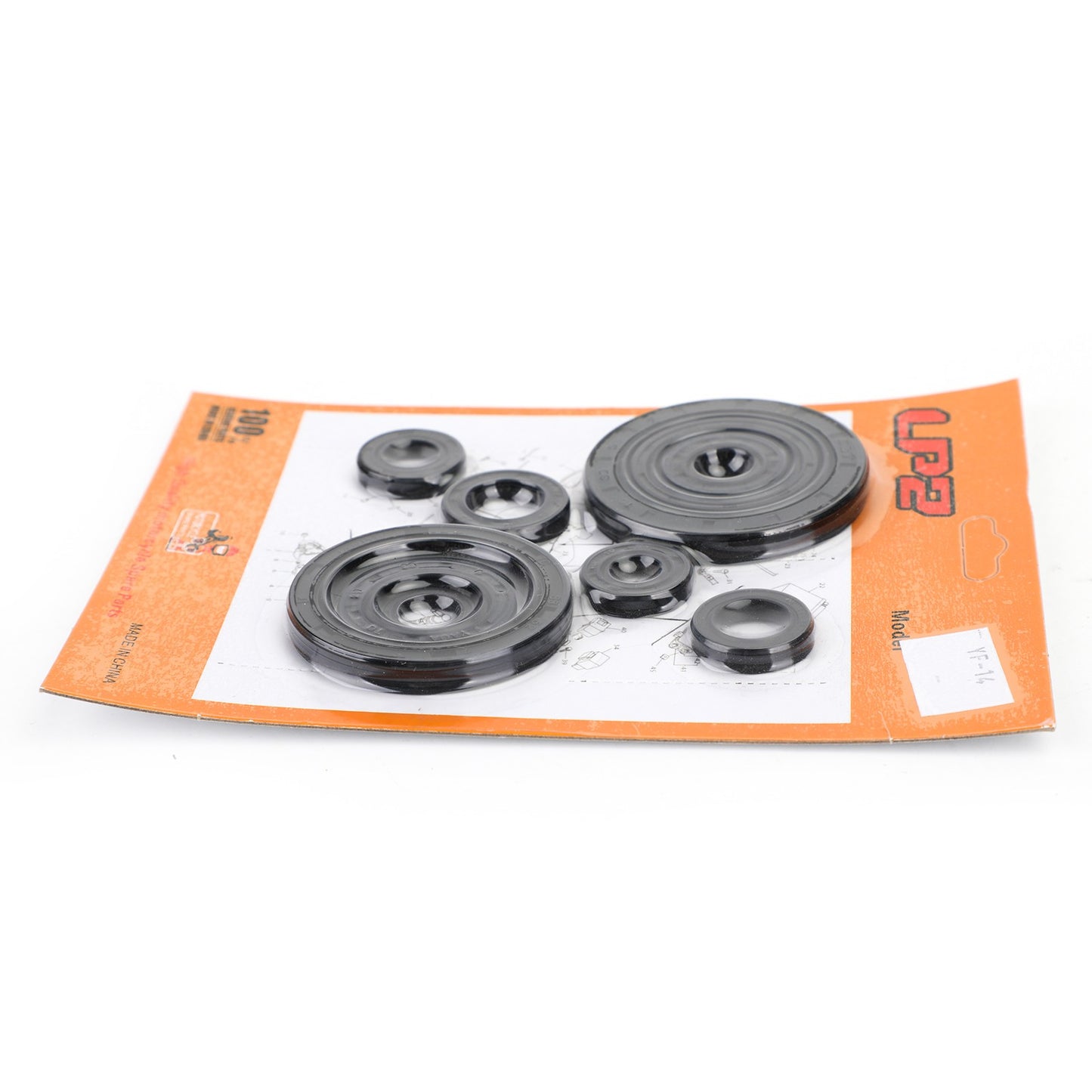 Complete Engine Oil Seal Crankcase Kit 10pcs for Honda CRF250R CRF250X 2004-2017