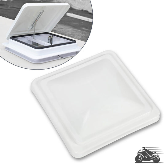 Solid Spare For RV Replacement 14"X14" Roof Vent Cover White Camper Vent Cover