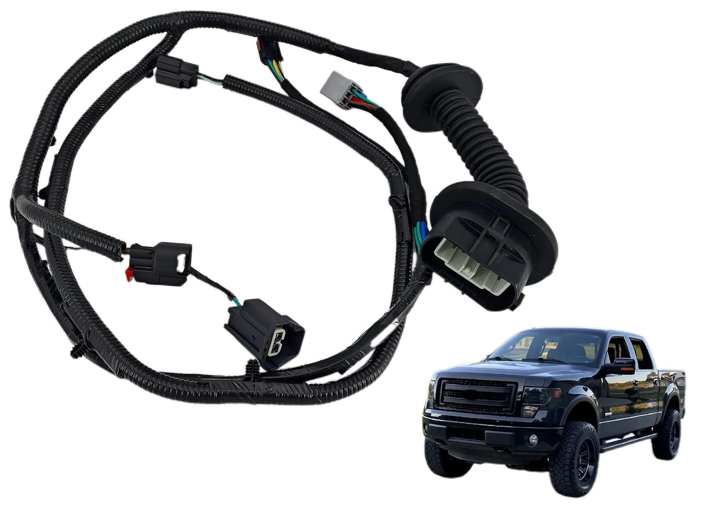 AL3Z14631AAA Rear Left Driver-Side Door Harness For 2010-2014 Ford F-150 FX2 FX4