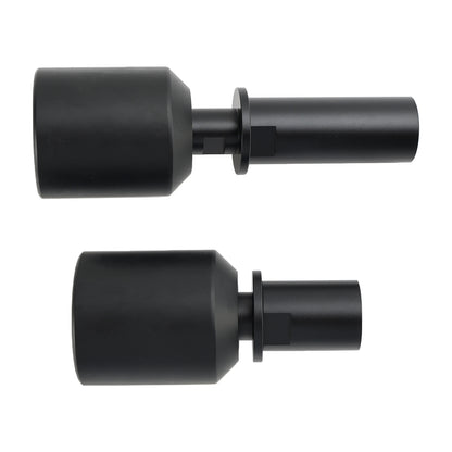 Crash Bobbin Protector Slider Aluminum Black For Kawasaki Zx-4R Zx-4Rr 2023-2024