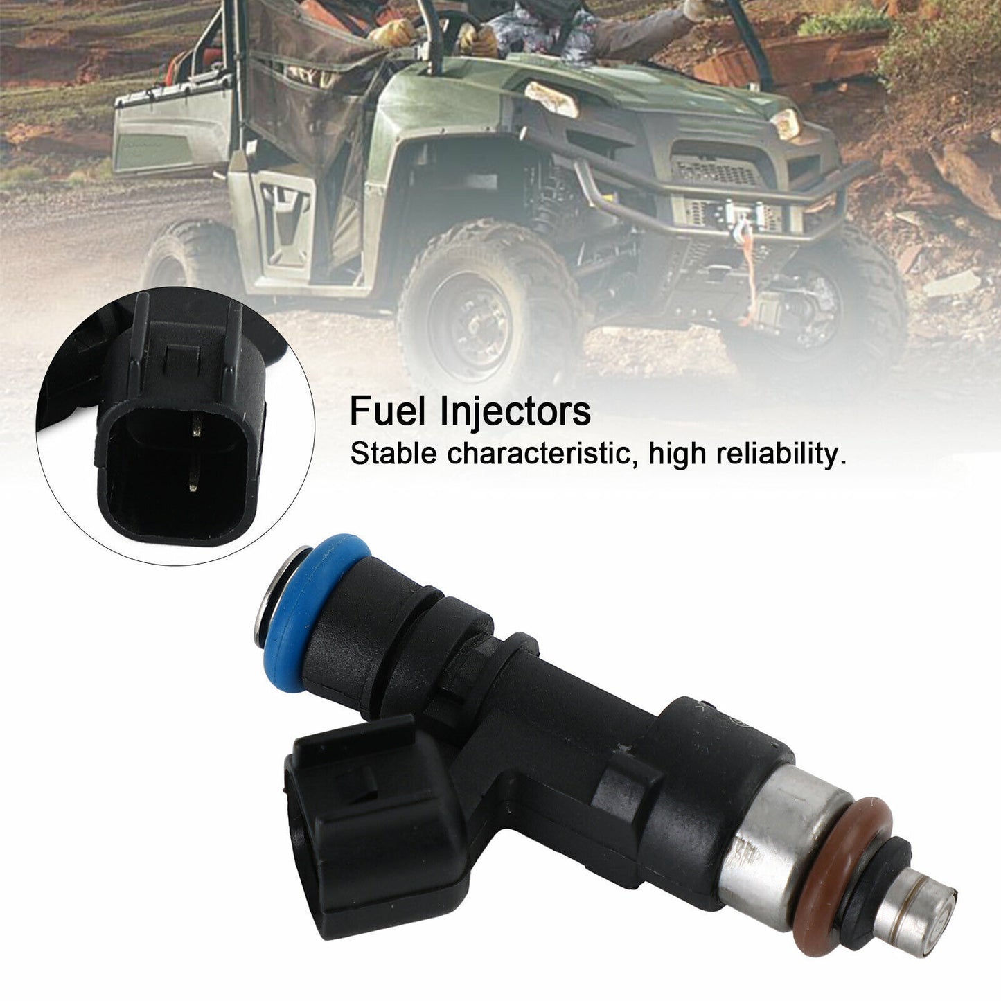 Fuel Injectors For Polaris Ranger XP 800 1204318 0280158197 GX1111IJ117XG