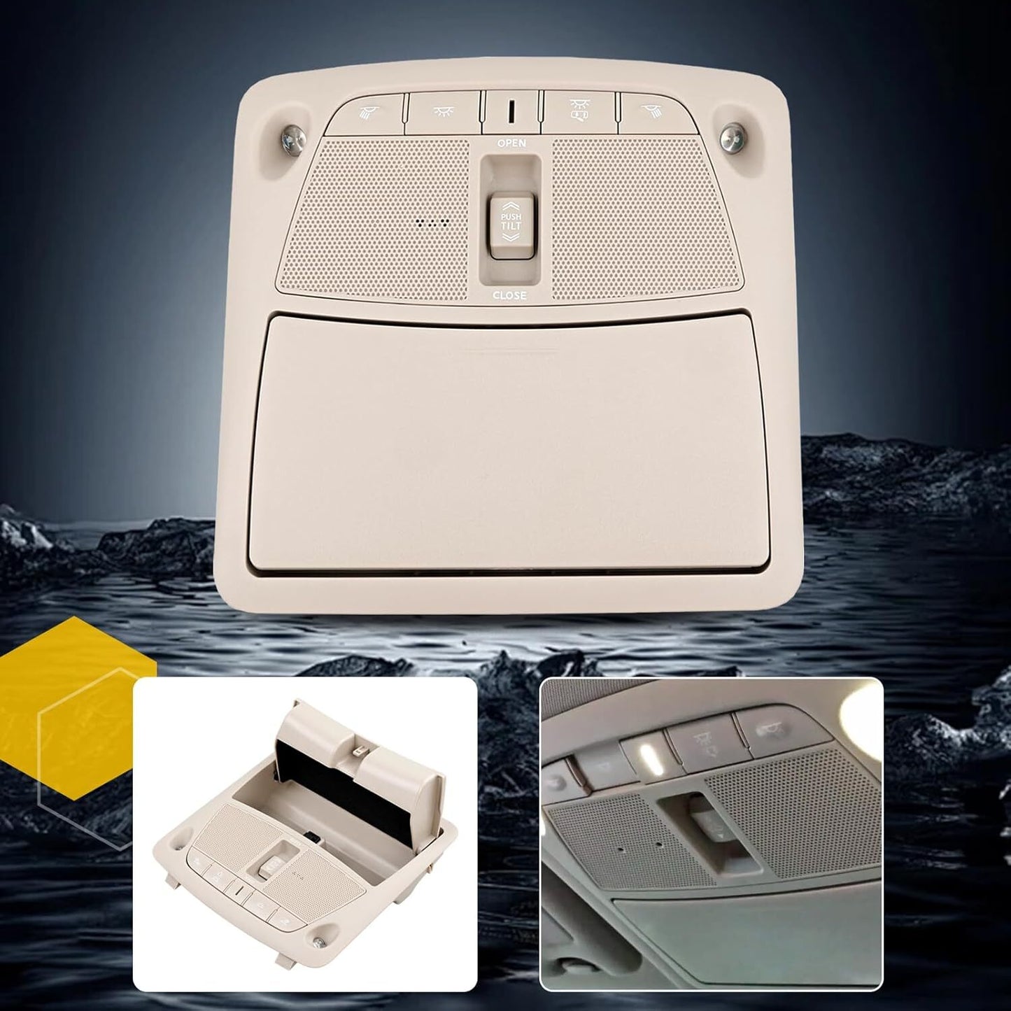 Overhead Console Reading Sunroof Switch For 13-18 Nissan Altima Teana 264308995D