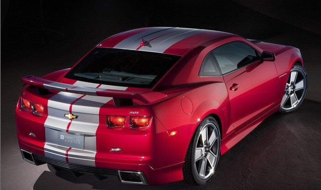10" VINYL RALLY STRIPES RACING STRIPE KIT HOOD TRUNK ROOF For CHEVY CAMARO