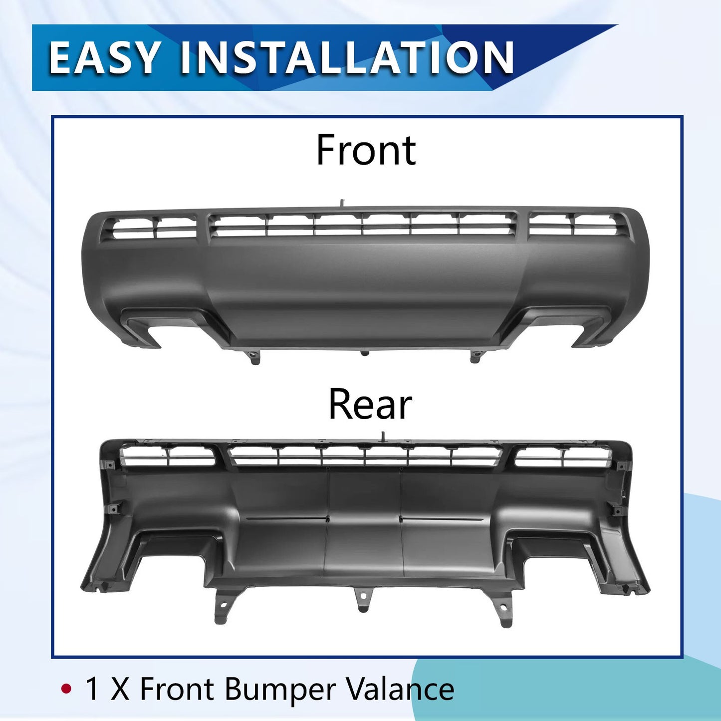 Solid Spare NEW For Toyota Tundra 2009-2013 Textured Front Lower Bumper Valance Cover