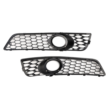 Honeycomb Bumper Front Fog Light Grill Grille Cover Fit Audi A3 8P 2009-2013