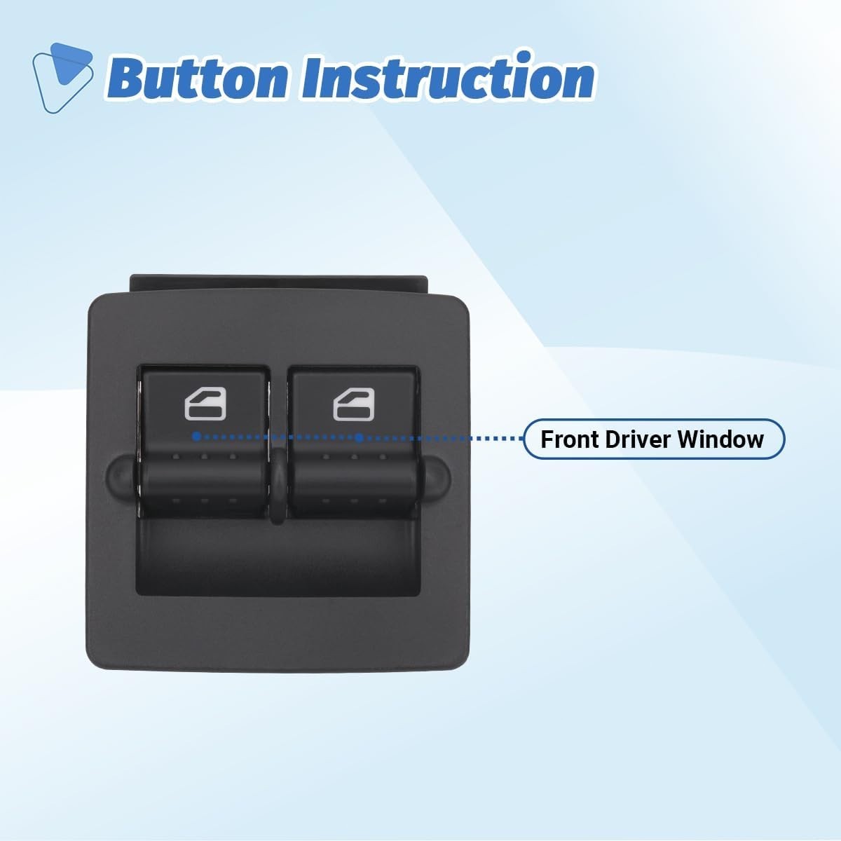 Fits 1998-2010 Volkswagen Beetle Power Window Switch and Passenger Side Switch