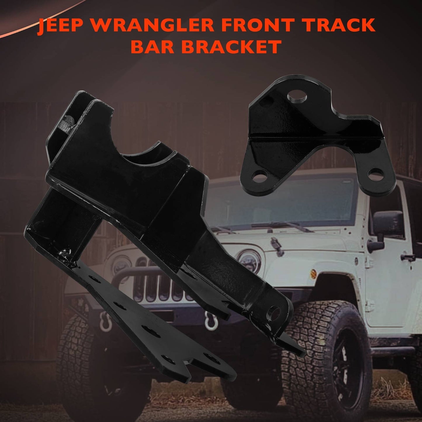 Front Track Bar Relocation Bracket For 07-18 Rough Country Jeep JK Wrangler 1118