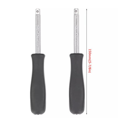 2 Pack 6" 1/4" Drive Spinner Screwdriver Handle Socket Nut Driver Extension Tool