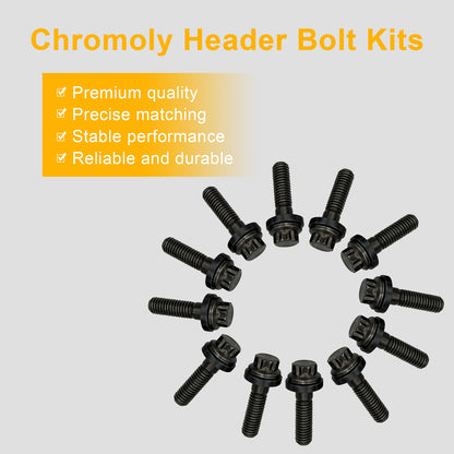 8*1.25 Intake Manifold Bolt For 3/8" Flanges Chevy Gen III/LS w/4.8 5.3 6.0 6.2L