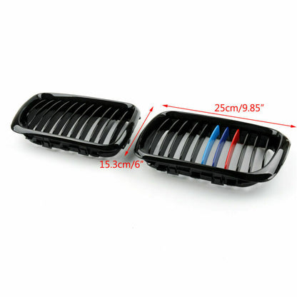 Front Replacement Gloss Black M Color Kidney Grille For BMW E36 1997-1999 USA