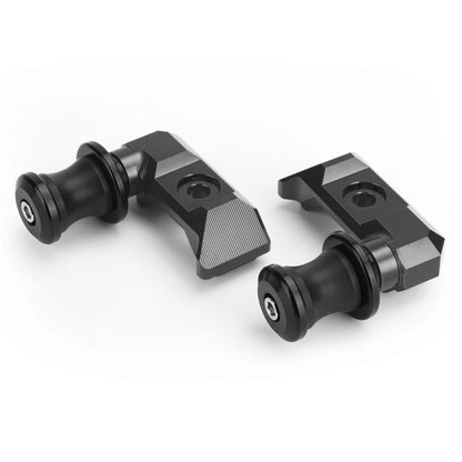 Chain Adjuster Block W/Swingarm Spools Slider For YAMAHA MT-07 FZ-07 14-18 BLK