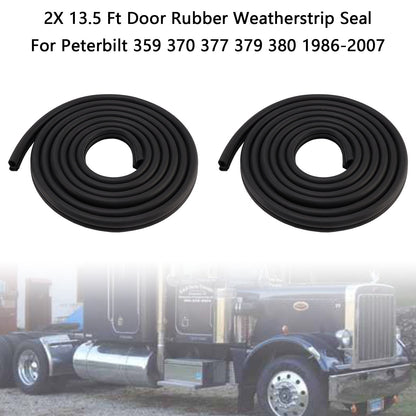2X 13.5 Ft Door Rubber Weatherstrip Seal For Peterbilt 359 370 377 379 380