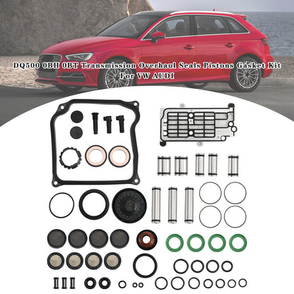 DQ500 0BH 0BT Transmission Overhaul Seals Pistons Gasket Kit For VW AUDI…
