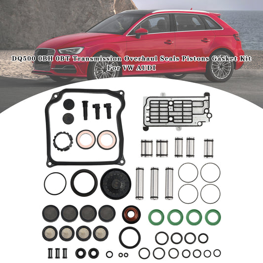 DQ500 0BH 0BT Transmission Overhaul Seals Pistons Gasket Kit For VW AUDI…