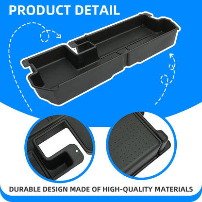 Solid Spare For Toyota Tundra Double Cab 2007-2021 Under Seat Storage Box