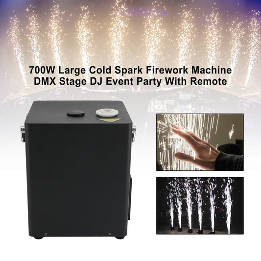 700W Large Cold Spark Firework Machine DMX Stage DJ Event Party With Remote*