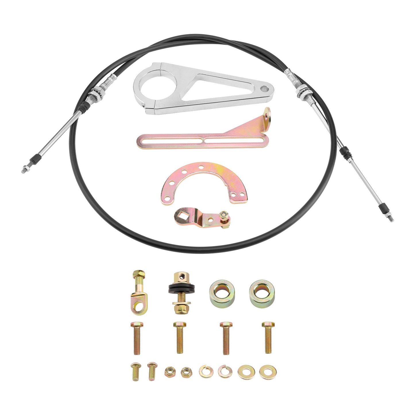 2" Aftermarket Transmission Cable Column Shift Linkage Kit For GM TH350 ACA-1804