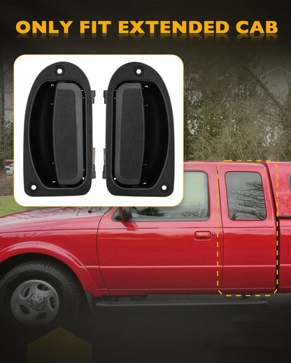 Interior Door Handles Rear Driver & Passenger Side For 1993-11 Ford Ranger Mazda
