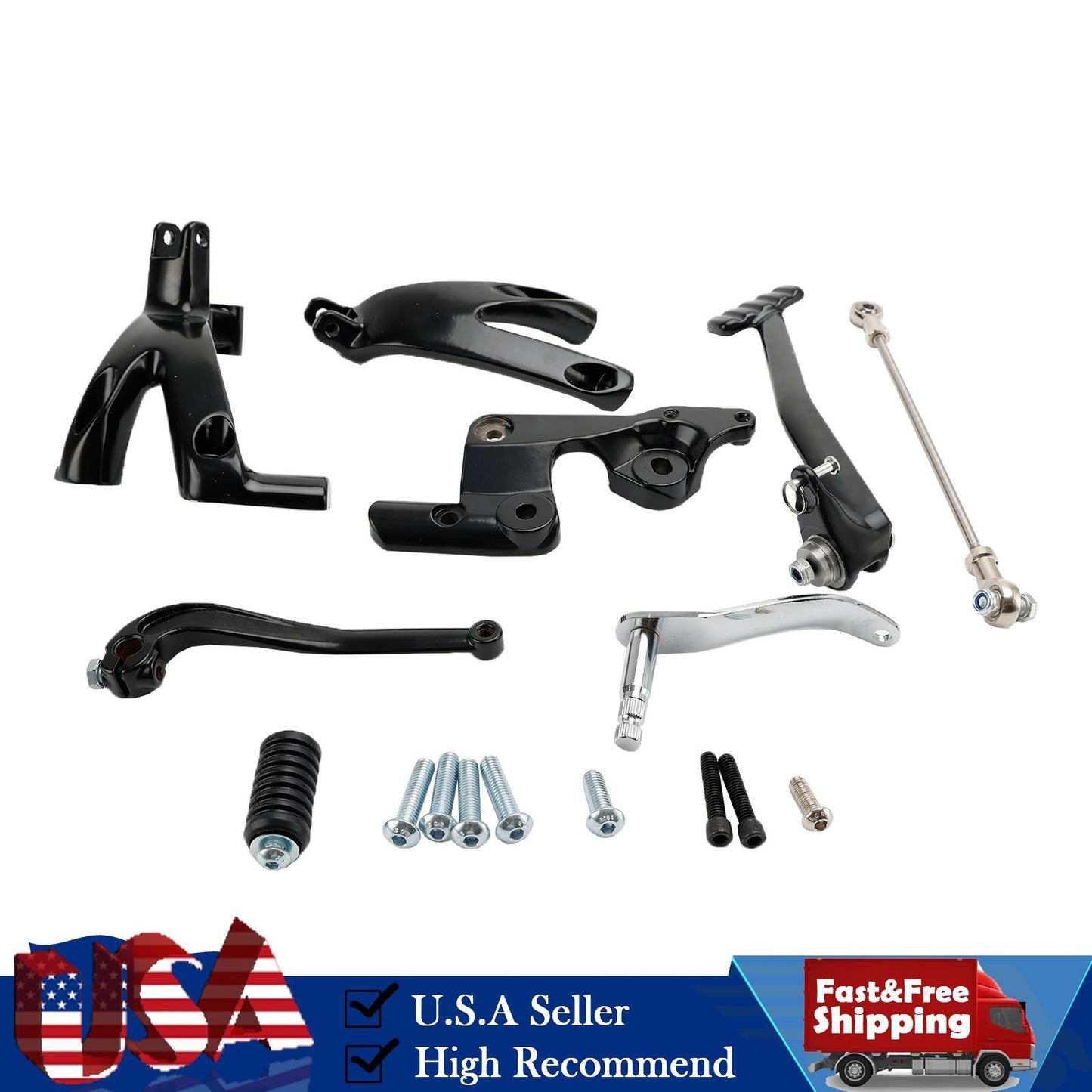 Forward Control Kit Fits 2018-later Street Bob FXBB Low Rider FXLR Softail FXST