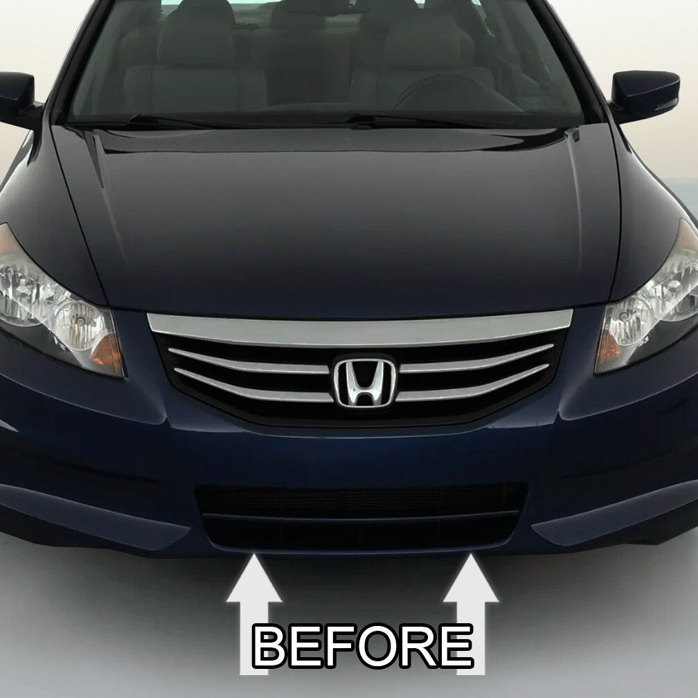 CHROME FRONT BUMPER GRILLE TRIM MOLDING For HONDA ACCORD 11-12