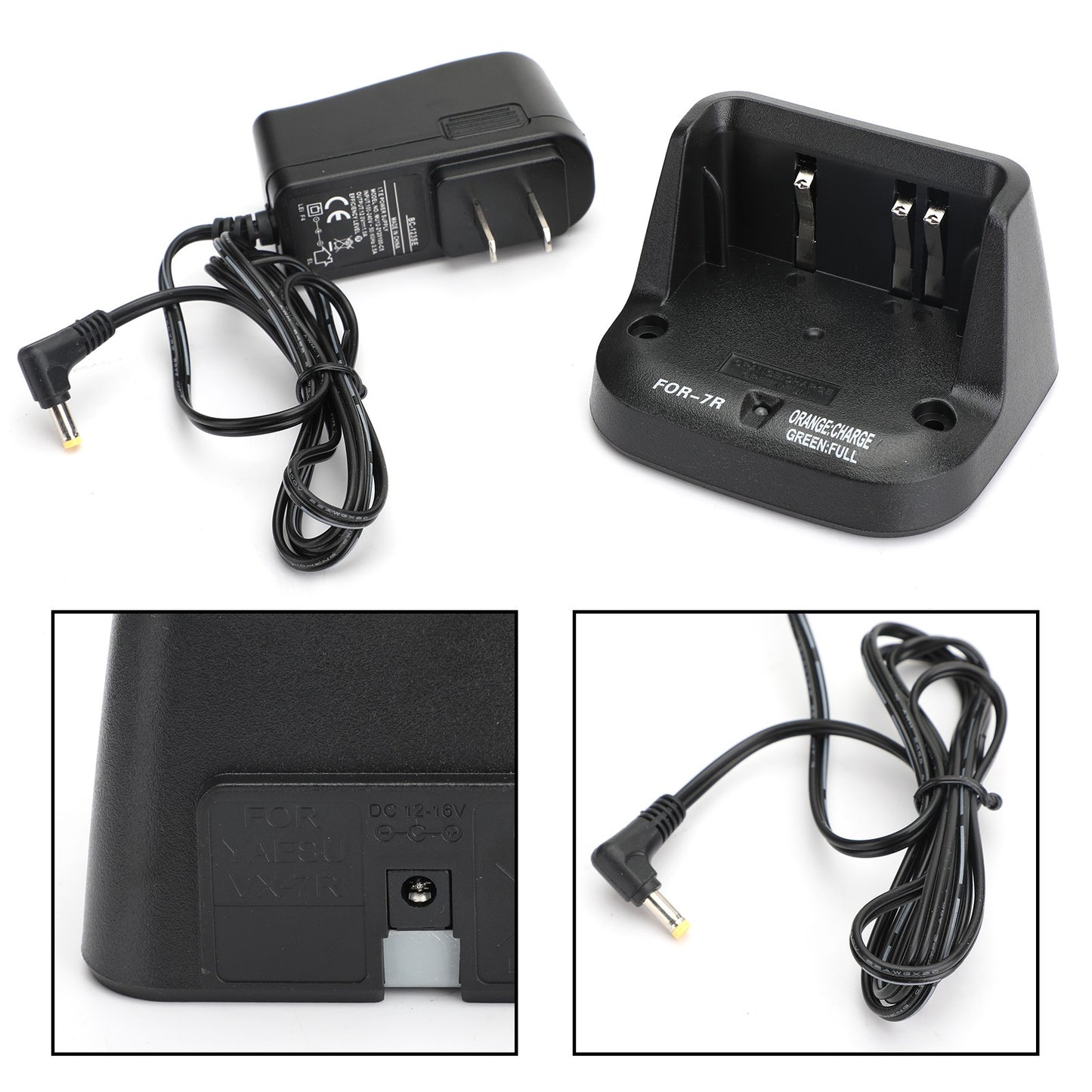 ??1PC Desktop Battery Rapid Charger For YAESU VX-5R VX-6R VX-7R Radio Plug