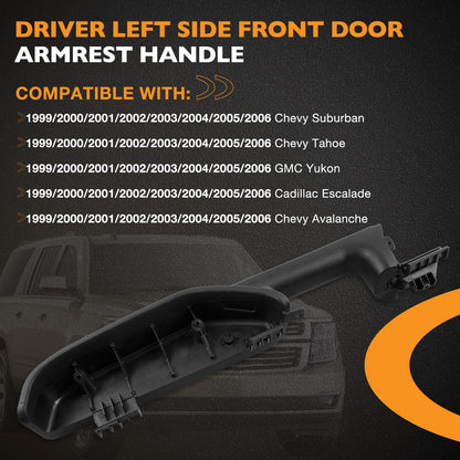 Driver Armrest Handle For 1999-2006 Chevy Suburban Tahoe Avalanche GMC Cadillac