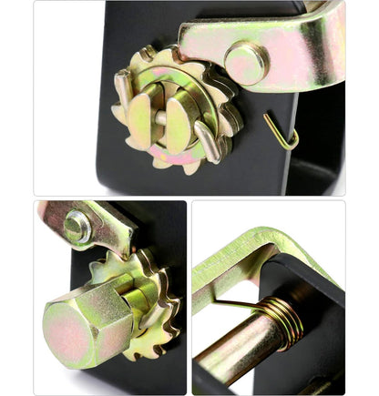 1 Left+1 Right 2" Tow Dolly Lashing Winch Truck Rack Ratchet Tie Down Binder