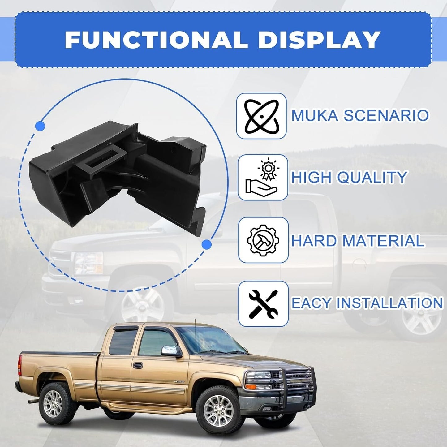 For Chevy GM 99-06 Truck Suburban Driver & Passenger Arm Rest Bracket GMT800 L&R