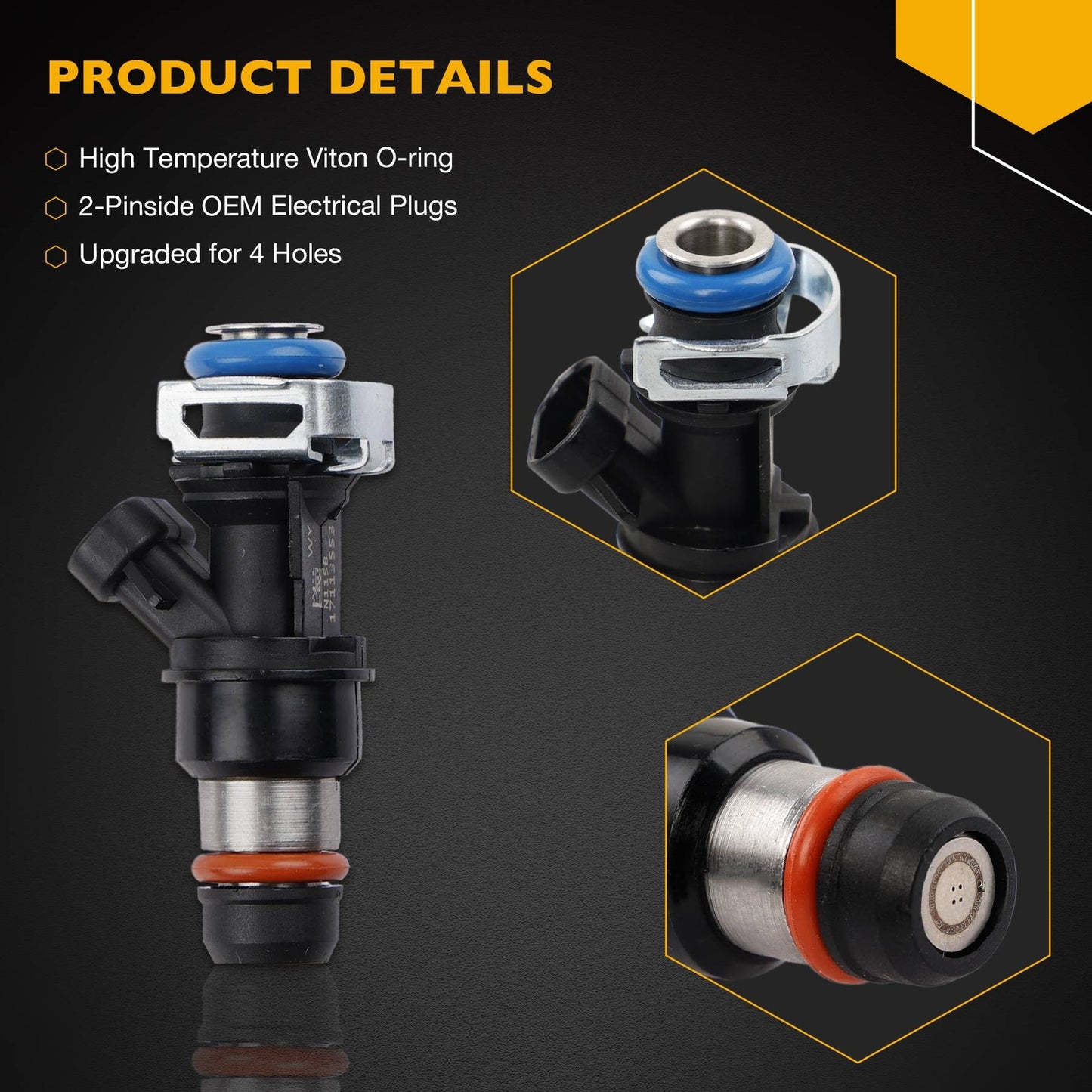 8x 25317628 Upgrade Fuel Injectors For 99-06 Chevy Silverado GMC 4.8L 5.3L 6.0L