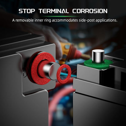 Battery Terminal Connectors Kit Heavy Duty Positive Negative for Auto Car Marine