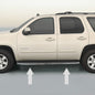 CHROME RUNNING BOARD TRIM MOLDING PACKAGE For 2007-2014 GMC YUKON / YUKON XL