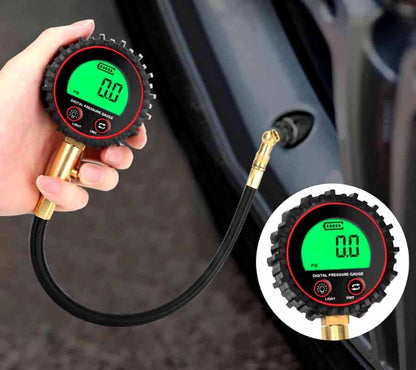 Digital Accurate Air Pressure Tire Gauge 255PSI Meter Tester for Truck Car Bike