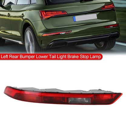 Left Rear Bumper Lower Tail Light Brake Stop Lamp For Audi Q5 US Version 2018-21
