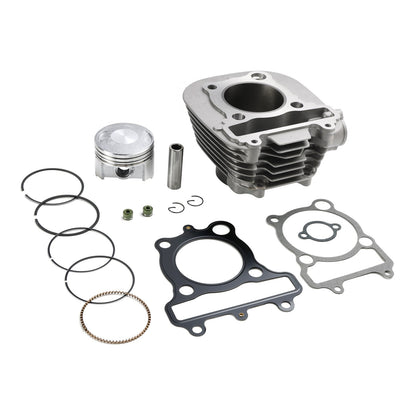67mm Cylinder Jug Piston Kit For Yamaha YTM200 Tri-Moto Yamahauler 200 1983-1985