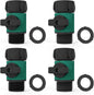 4X Plastic Garden Hose Connector  Water Turn Off Valve Shutoff 3/4 Inch GHT N828