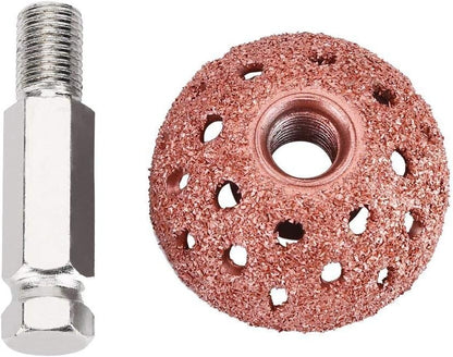 2pcs Tire Grinding Head Rasp Buffer Ball Tyre Repair Hand Tool Buffing Wheel US