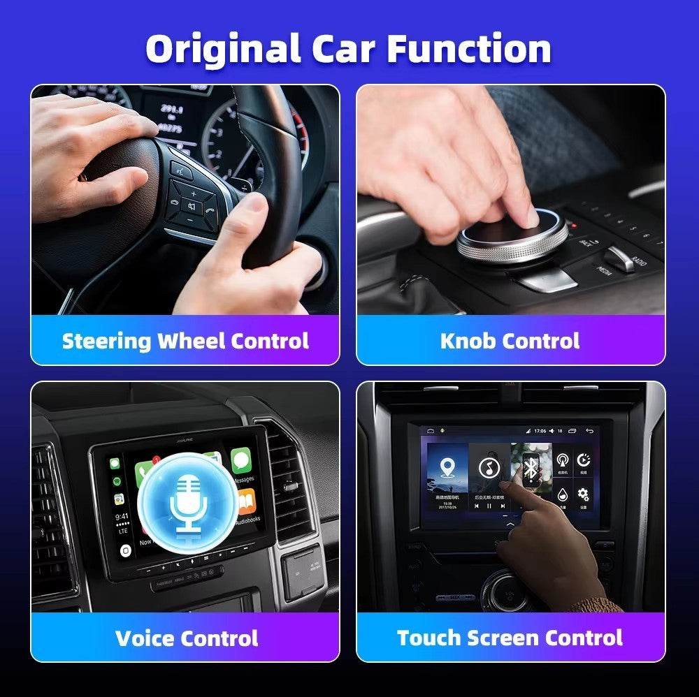 Mini Wireless CarPlay Adapter For Android Auto &Apple USB Car Dongle Connect Box