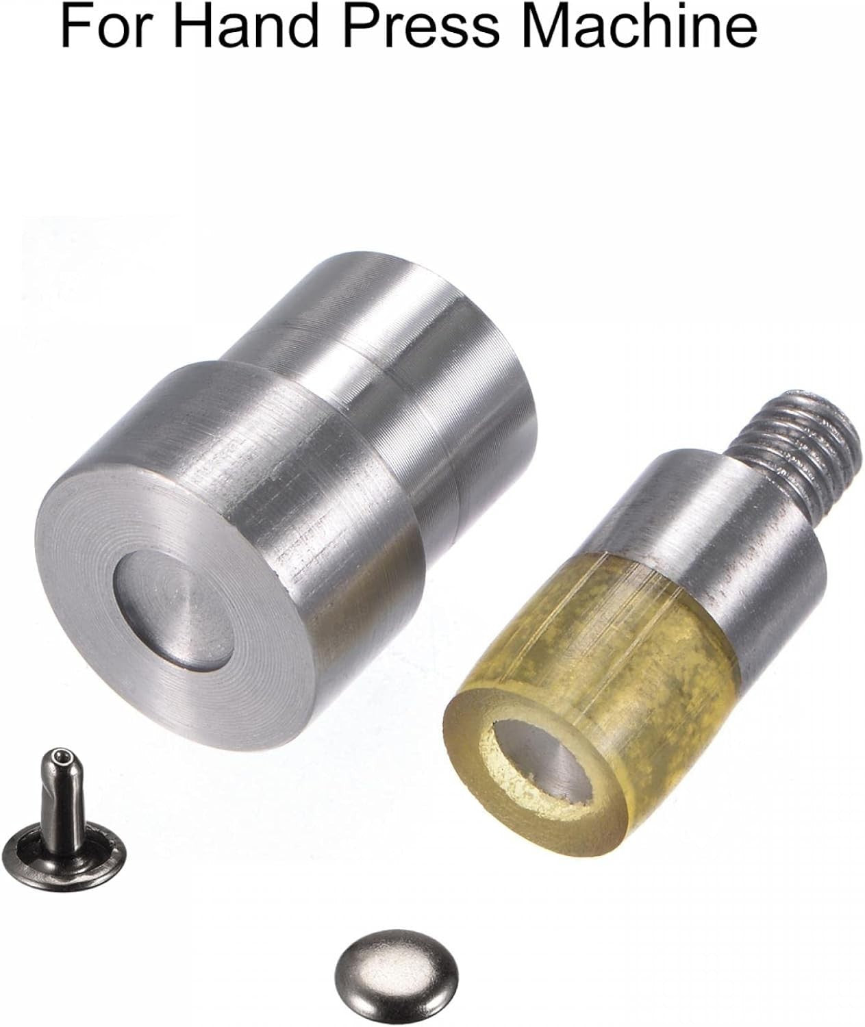 Hand Press Machine Stud Carbon Steel and Rubber 9mm Rivet Setter Punch Dies