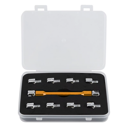 5.0-6.8 Universal Motorcycle Wheel Spoke Wrench CNC Spanner Kit Repair Tool Pack