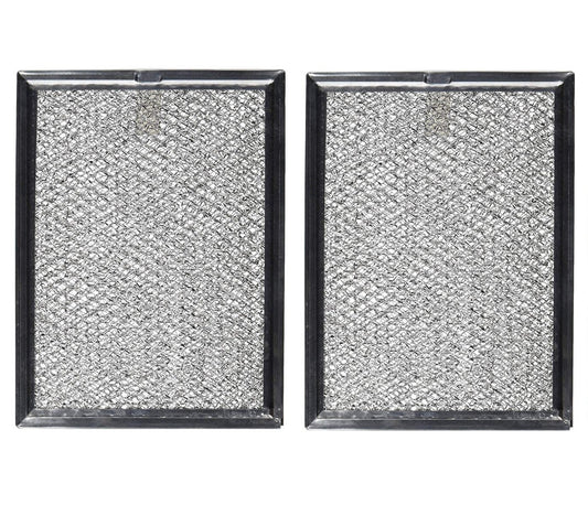 Solid Spare (2) Compatible for Frigidaire 5304440336 Microwave Oven Aluminum Grease Filters