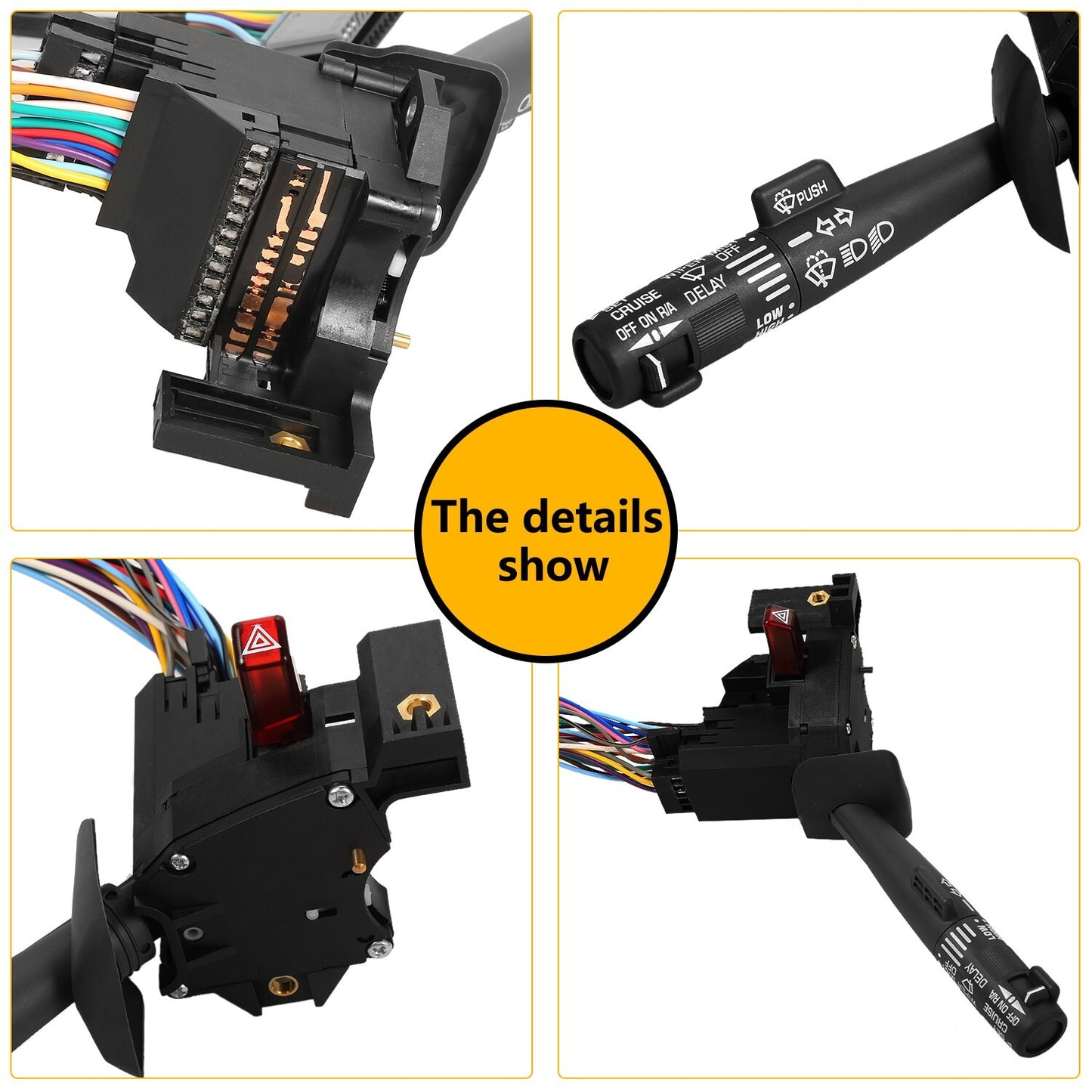 Turn Signal Windshield Wiper Hazard Cruise Switch for GMC Suburban C/K 1500 2500