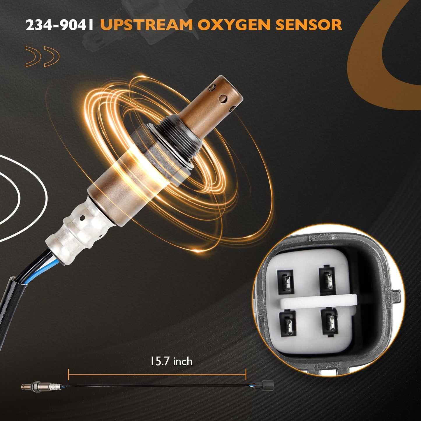 2Pcs Upstream & Downstream O2 Oxygen Sensor For 03-06 Toyota Camry RAV4 2.4L L4