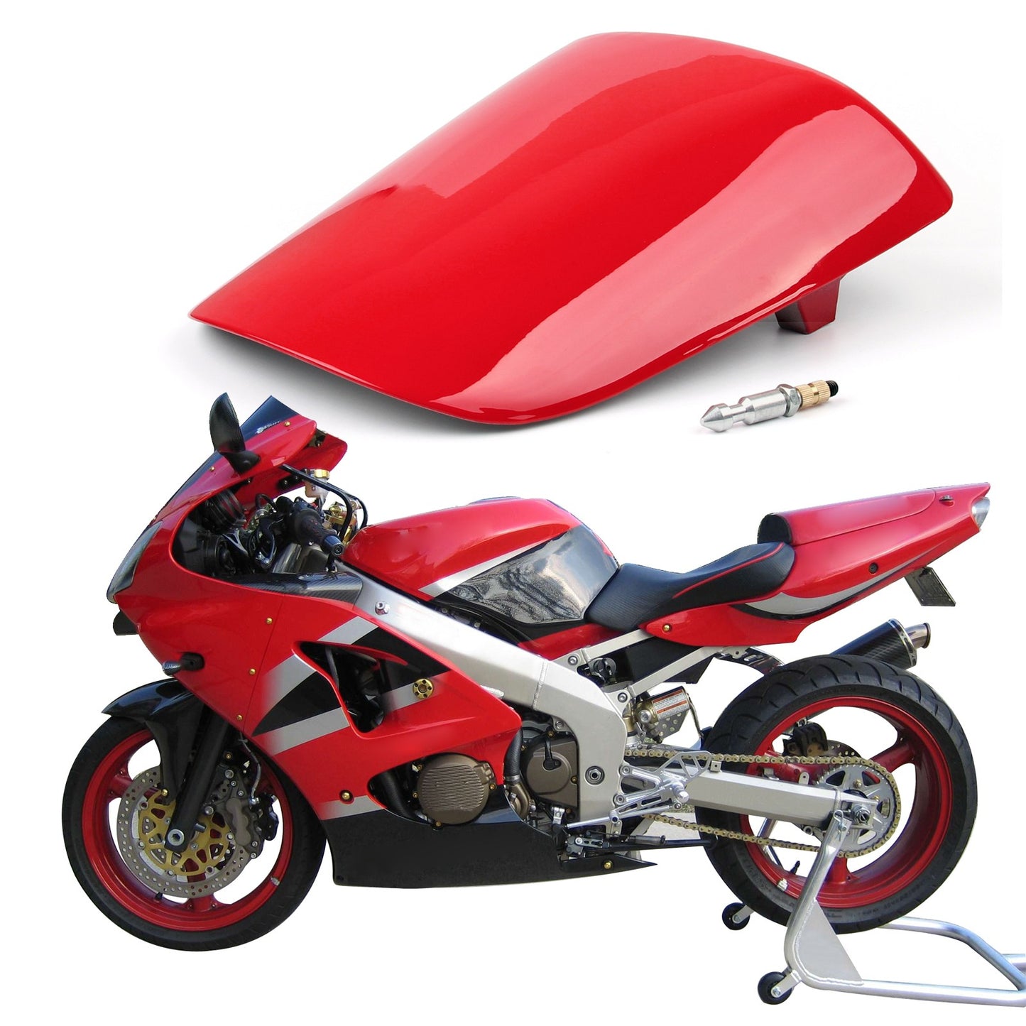 Rear Seat Cover Cowl For Kawasaki ZX6R ZX 6R 2000-2002 Red