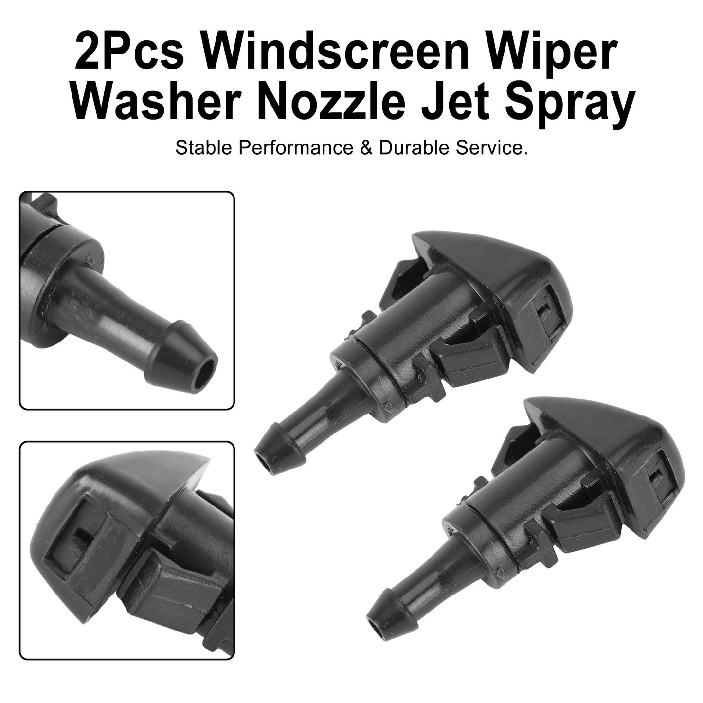 2X Windscreen Wiper Washer Nozzle Jet Spray For Dodge Journey 09-13 5116079AA