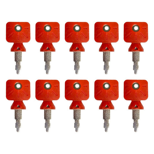 Solid Spare (10) Ignition Key For Husqvarna Craftsman Poulan Lawn Mower - 532180331, 180331