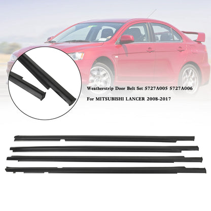 Weatherstrip Door Belt Set 5727A005 5727A006 Fit For MITSUBISHI LANCER 2008-2017